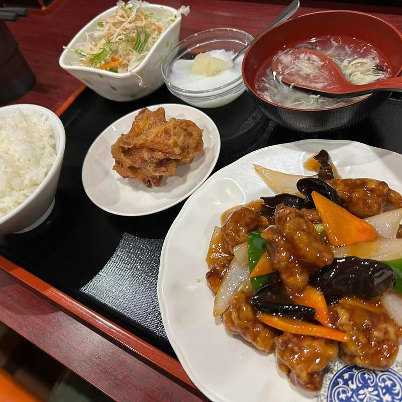 酢豚定食(鴻福楼 )