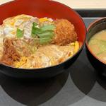 ヒレカツ丼 大盛り 豚汁セット(松のや 市川店)