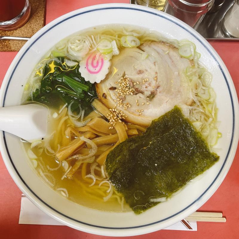 塩ラーメン(亀有飯店)