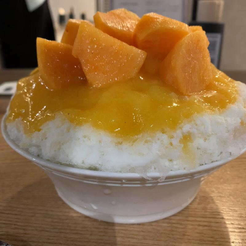 柿尽くし(かき氷｜果実と氷 岩澤 麻布十番店)