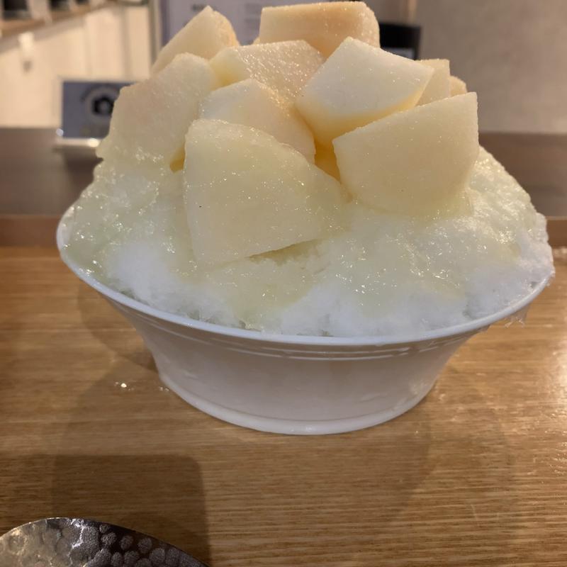 和梨尽くし(かき氷｜果実と氷 岩澤 麻布十番店)