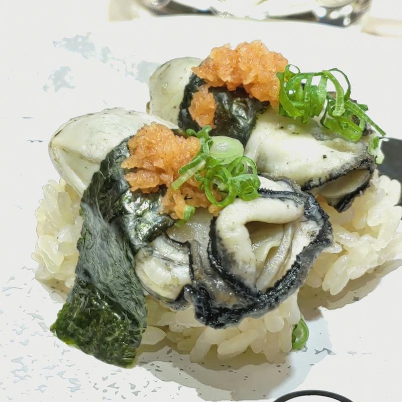 蒸し牡蠣(回転寿司みさき イオンフードスタイル港南台店)