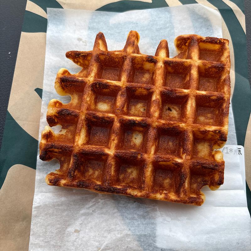 アメリカンワッフル(スターバックスコーヒー 新潟新津店)