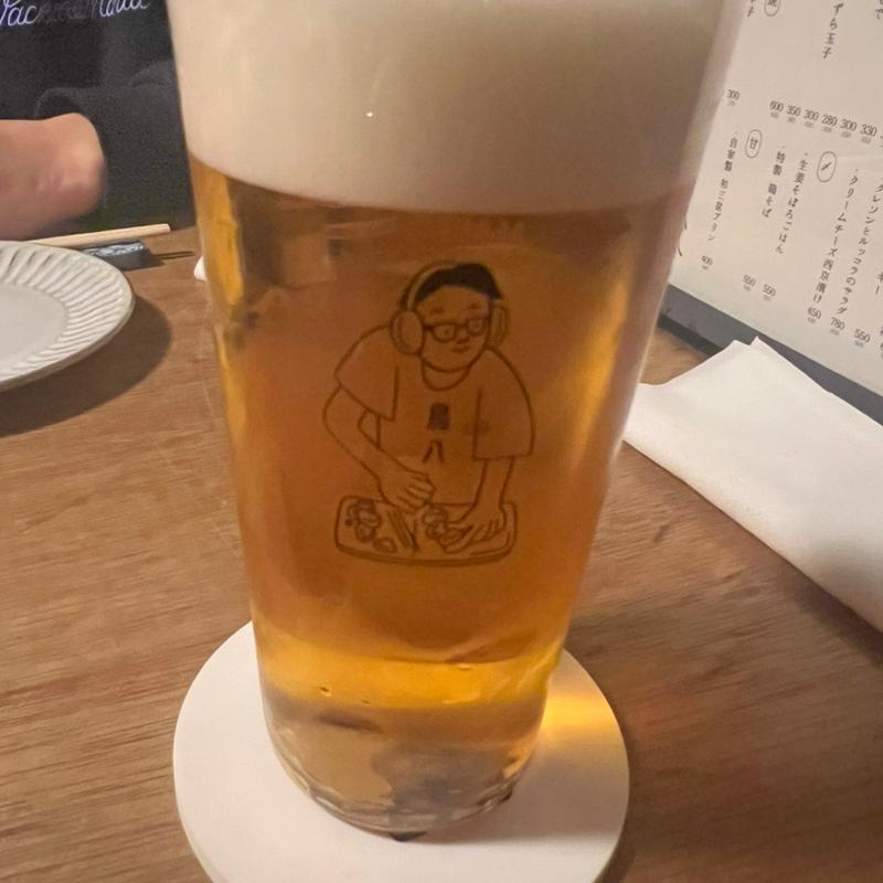 生ビール(焼鳥&wine 鳥八)