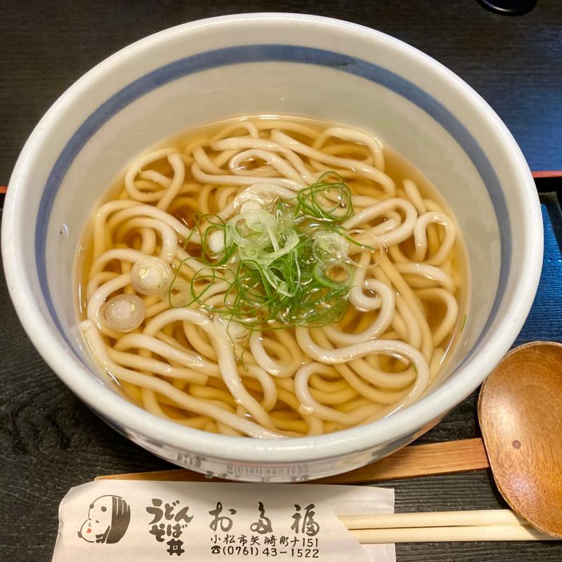 うどん(小松お多福)