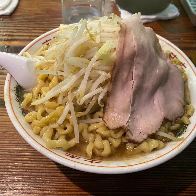 らーめん　中盛(極太濁流らーめん ら・けいこ本店)