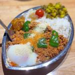 キーマカレー　じゃがいものスパイス炒めトッピング(キーマカレー スパイス婆ちゃん)