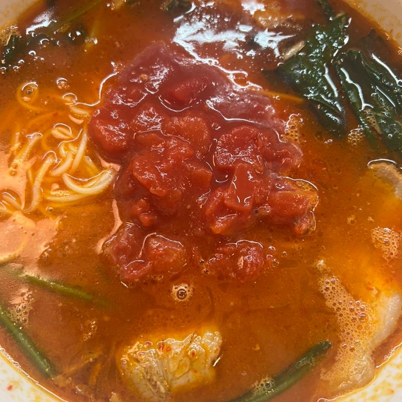 トマトラーメン(神戸らーめん第一旭 元町本店)
