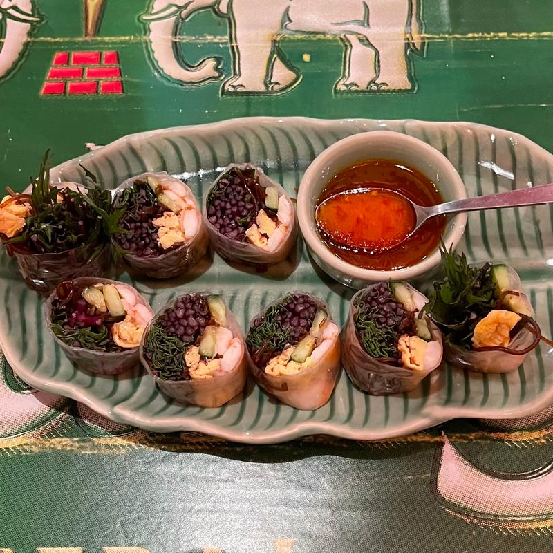 ポビアソット　クン　(海老の生春巻き)(タイ式酒場 アロイチンチン)