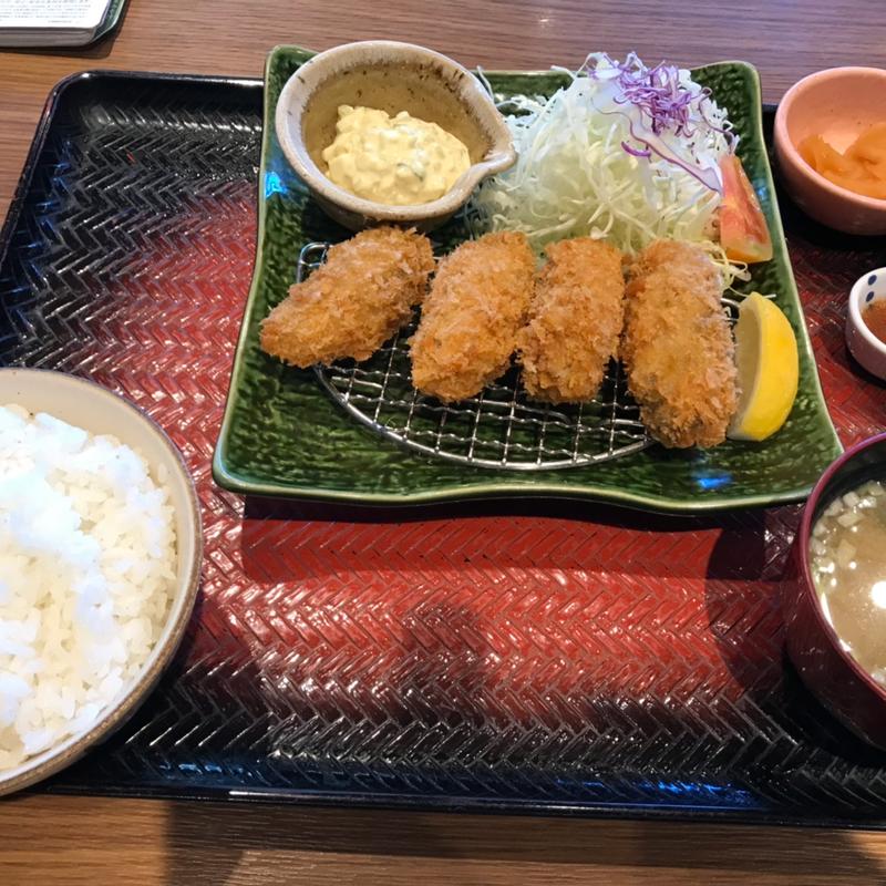 大粒牡蠣フライ定食(大戸屋ごはん処 エトモ中央林間店)