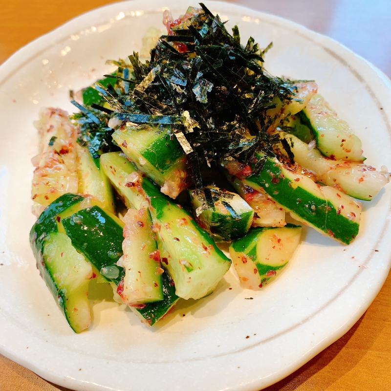 キュウリのたたき(梅味)(天心坊 )