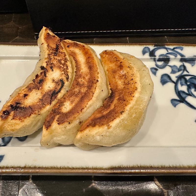 餃子 3個(特級鶏蕎麦龍介もてぎ)