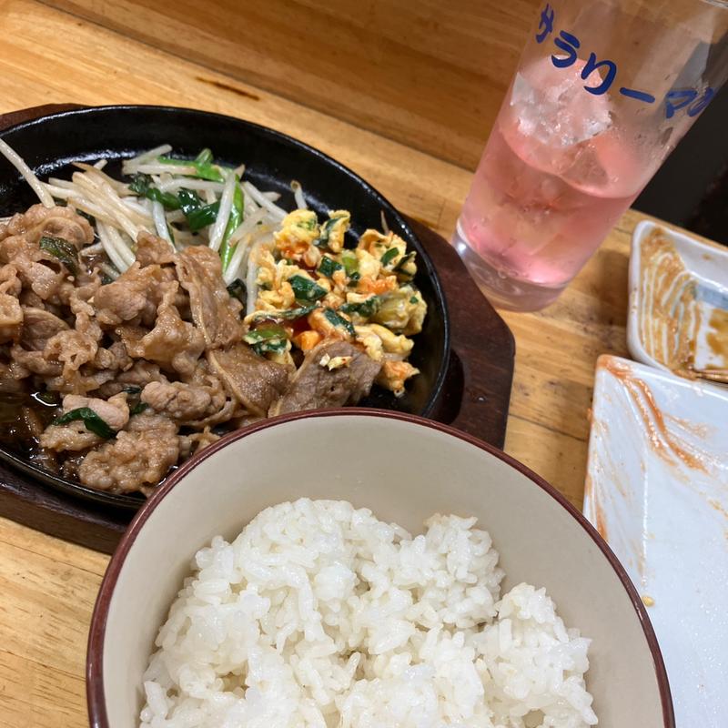 牛焼肉鉄板(サラリーマン)