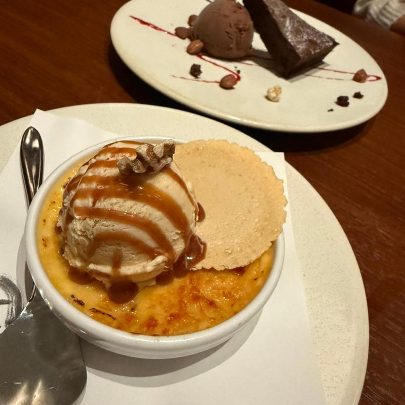 クリームブリュレ(BISTRO STEAK T-bone)