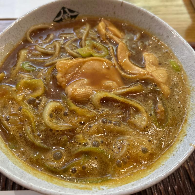 カレー南蛮蕎麦  (そばとお酒　八雲 さっぽろ地下街オーロラタウン店)