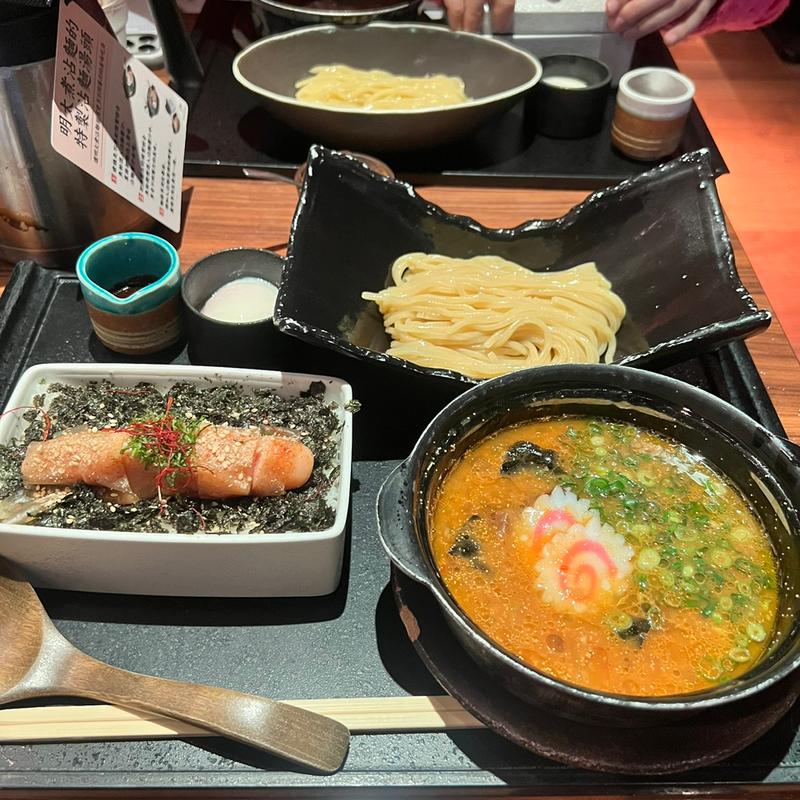 飯麺吸セット(元祖博多めんたい重)