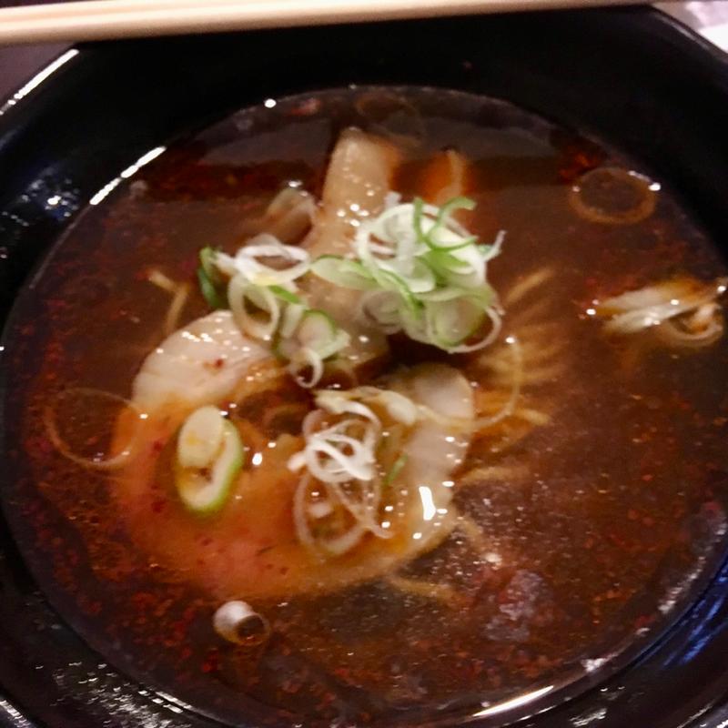 鶏ガラ醤油ら〜めん(酒と肴とら〜めん おかめん)