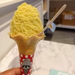 うなぎいも芋モンブランソフト(うなぎいもストアinTOKYO)