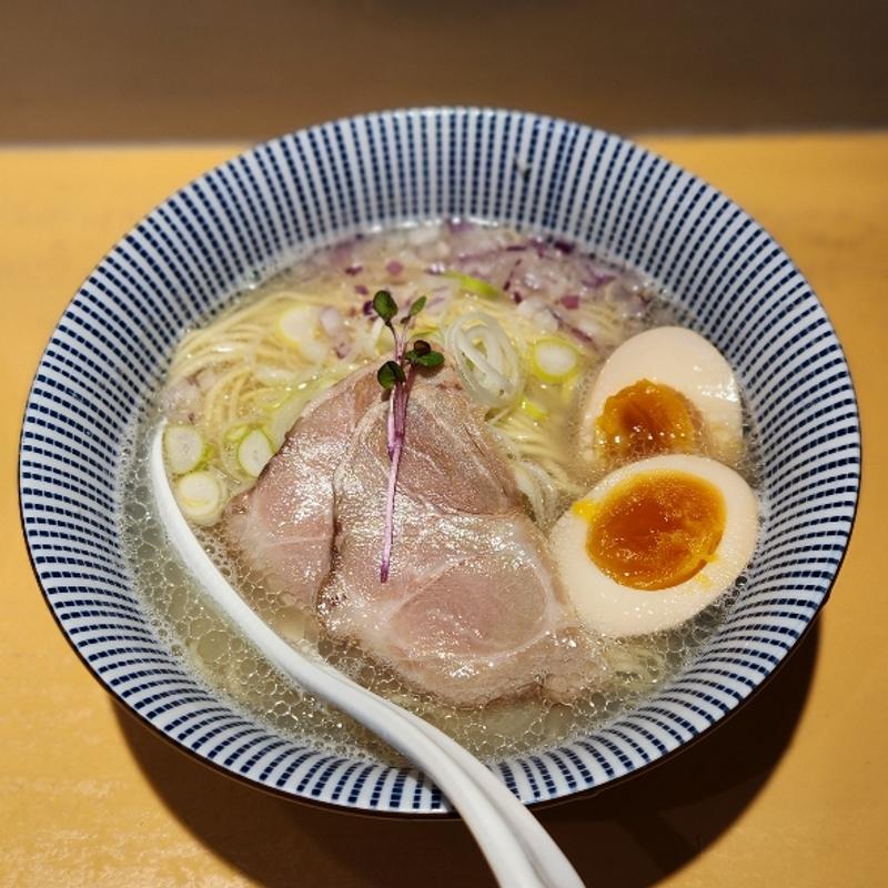 味玉入り　貝だし麺(塩)(貝だし麺　きた田)