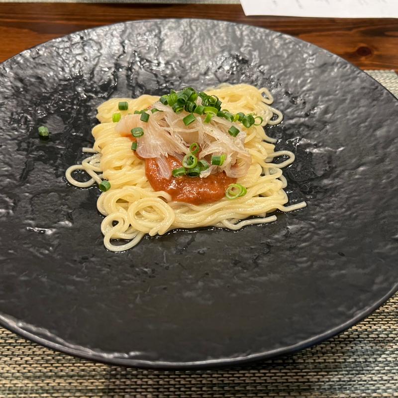 フカヒレ入り上海蟹の混ぜそば(宮廷中国菜 fulong)