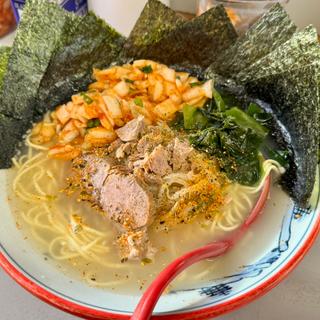 塩ラーメン＋もやし＋海苔＋サービス辛タマ(ラーメンショップ 122号騎西店)