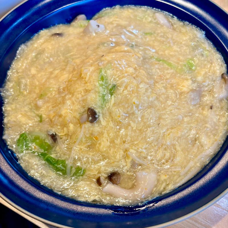 上海蟹味噌あんかけ炒飯(中国食酒坊 まつもと)