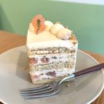 ダージリンとりんごのショートケーキ