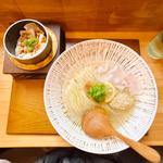 牡蠣そば 釜飯セット(華塩)