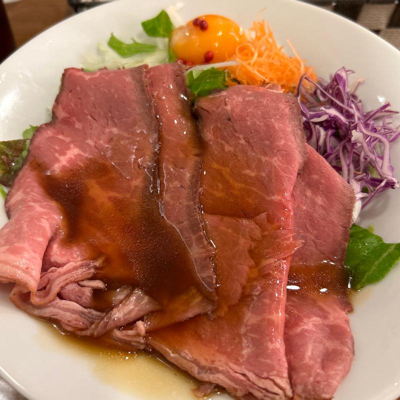 ローストビーフ丼(UCCカフェプラザ 札幌オーロラタウン店)