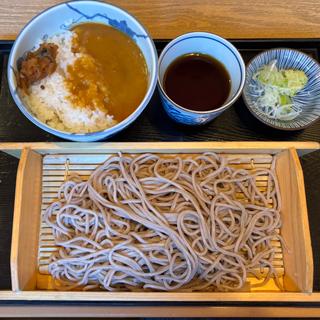 蕎麦屋のカレー丼と蕎麦(笹陣 渋谷店)