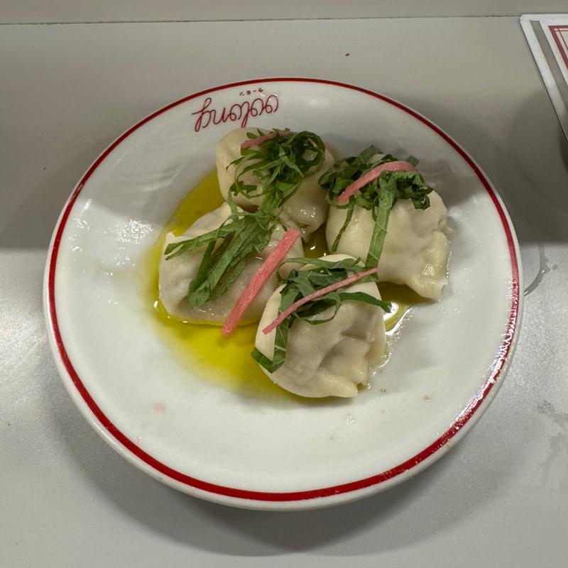 シソ水ギョーザ(東京ギョーザスタンドウーロン)