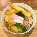 肉ごぼ天うどん
