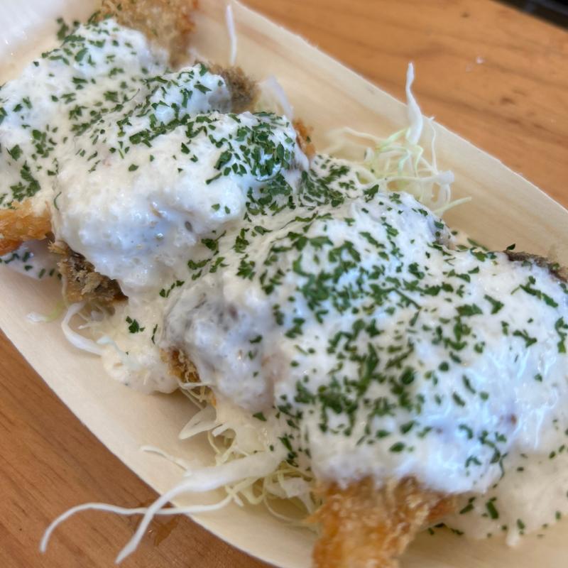 名物カキフライ(海鮮問屋 城)