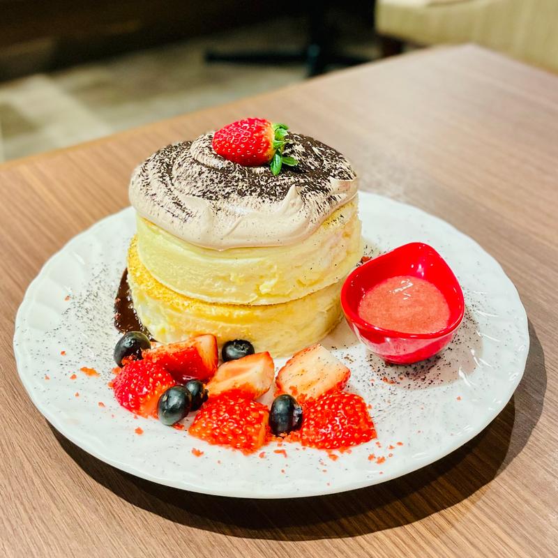 フォンダンショコラパンケーキ(さかい珈琲 ふじみ野店)