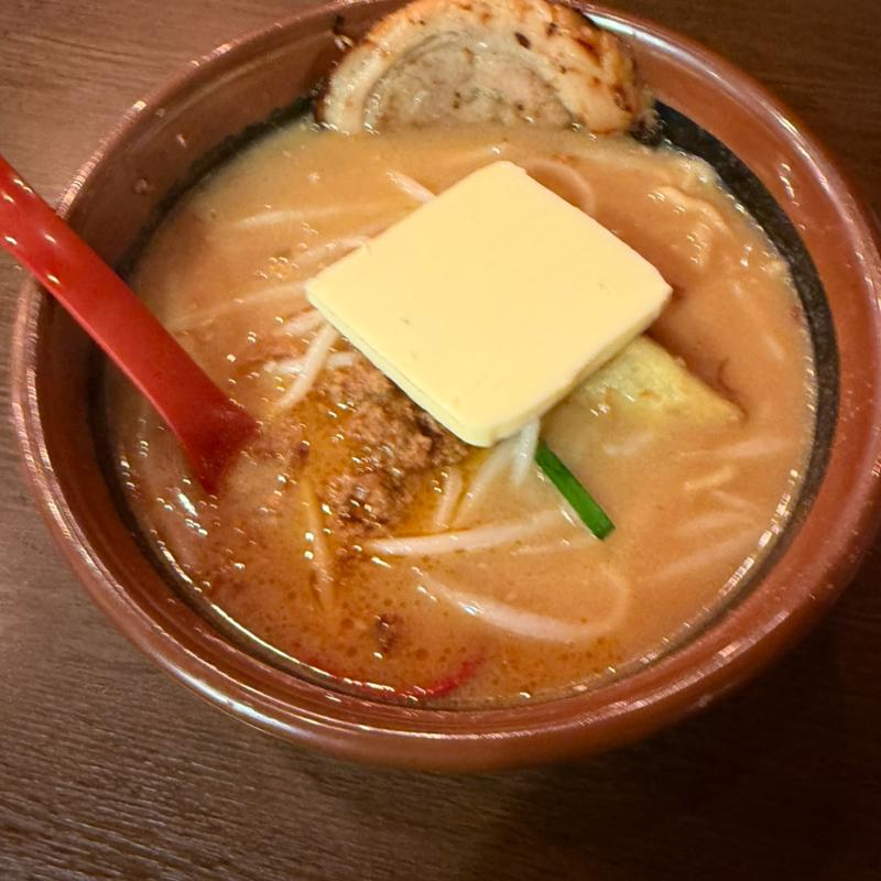 北海道味噌超バターチャーシュートッピング(麺場 田所商店 相模原店)