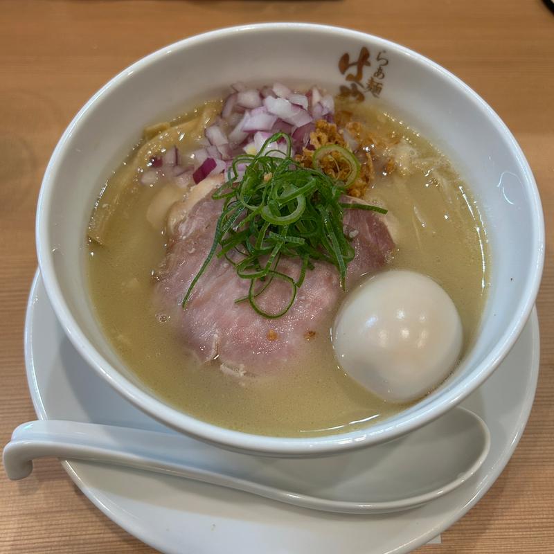 特製鶏白湯塩らぁ麺(らぁ麺はやし田浅草店)