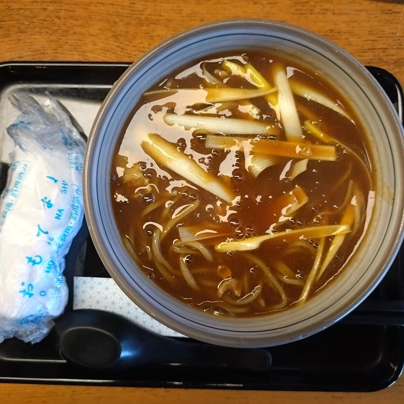 カレー南ばん（蕎麦又はうどん）(大井更科 （おおいさらしな）)