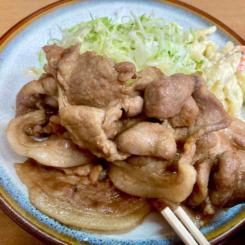 生姜焼き定食(めおと食堂 )
