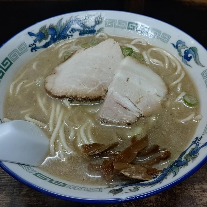コク煮干し中太　ネギ増し(長尾中華そば 青森駅前店 )