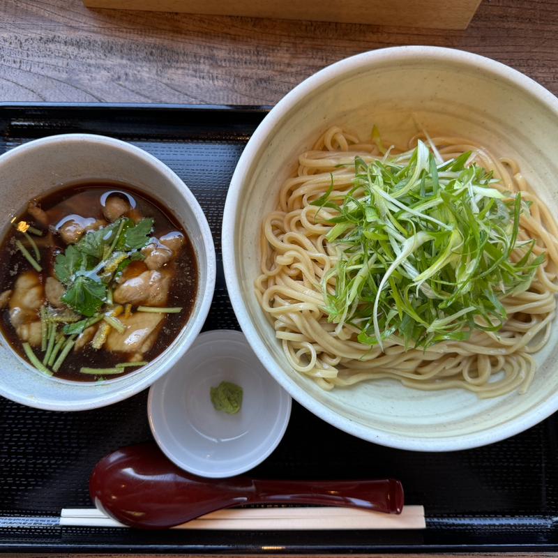鴨ねぎつけ麺並ひや(ひとはな亭)