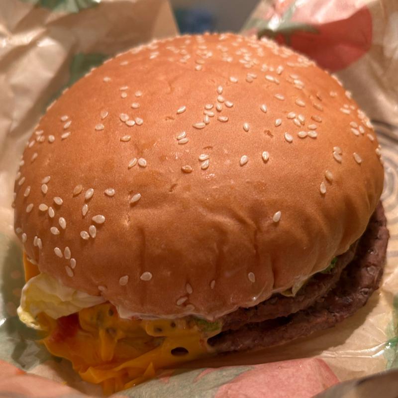 ダブルワッパーチーズ(バーガーキング ホームセンタームサシ京都八幡店)