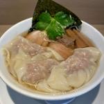 雲呑 ポルチーニ香るきのこの塩そば(らぁ麺 蒼空)