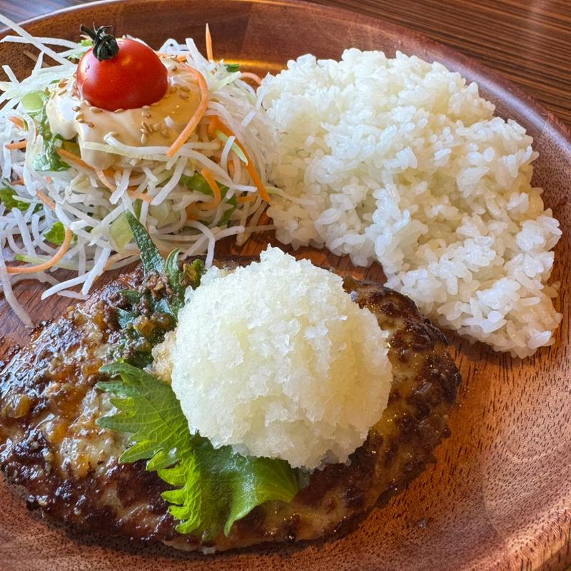 おろしそバーグディッシュ(びっくりドンキー足立東和店)