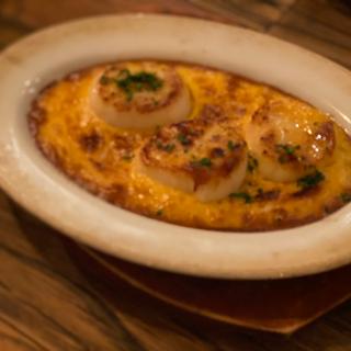 ホタテのウニソース焼き