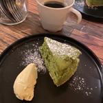 抹茶のチーズケーキ