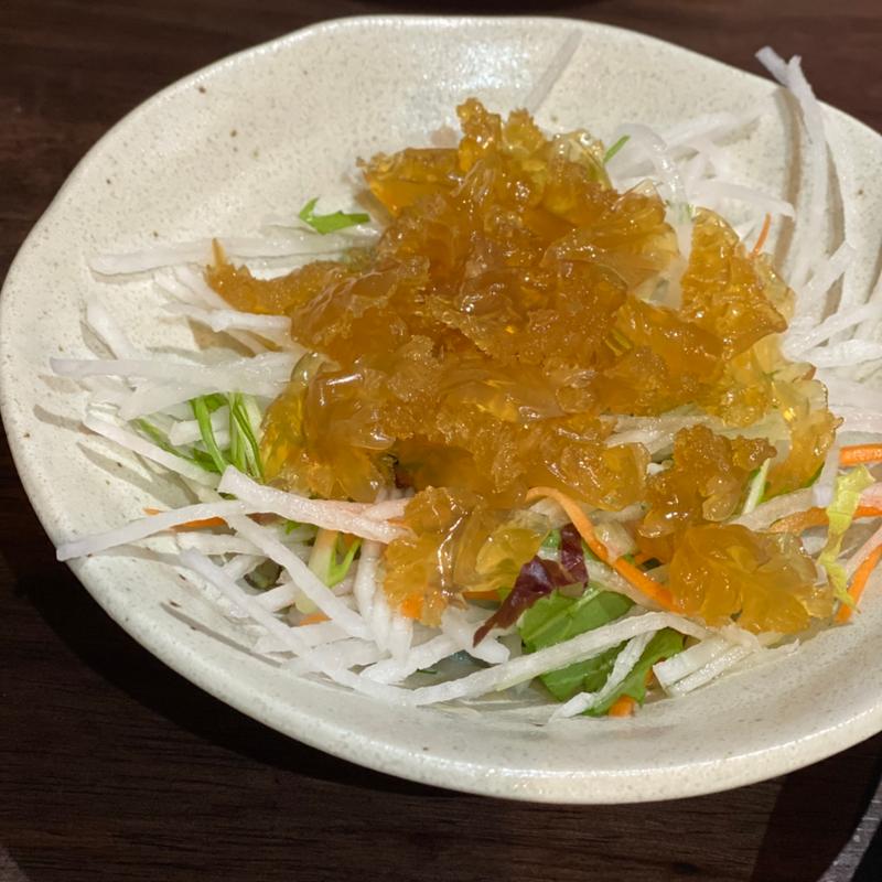 クラゲの和物(野沢屋)