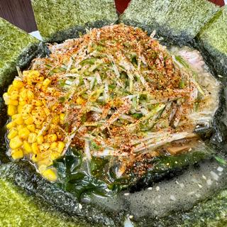 塩ネギラーメン＋ネギ増し＋海苔＋BV7 (ラーメンショップ北川辺店)