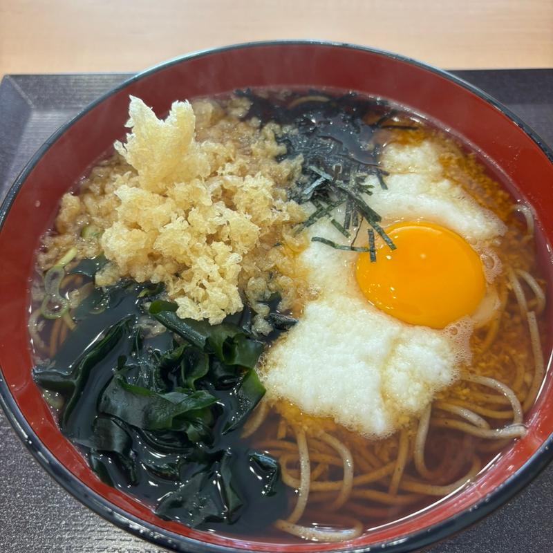 月見とろろそば大(十割そば 二代目長助岡崎美合店)