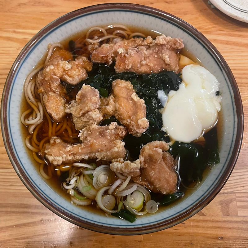 とり唐揚そば(福そば )