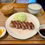 ローストポークソテー定食 小※低温熟成国産肩ロース180g